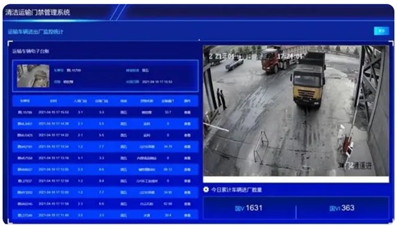 门禁系统及清洁运输